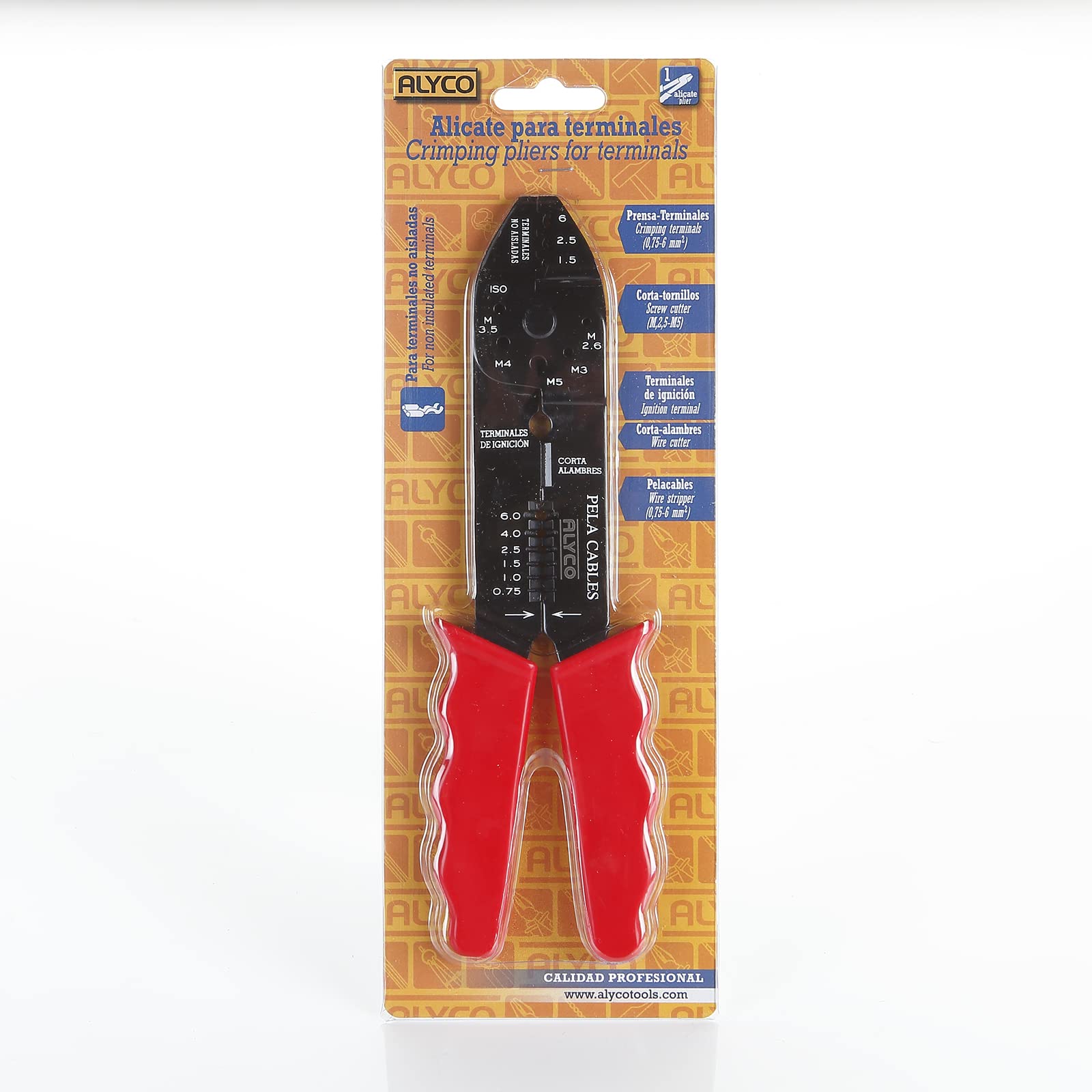 alyco-tools-108003-alicates-para-terminales-no-aislados-250-mm image 2