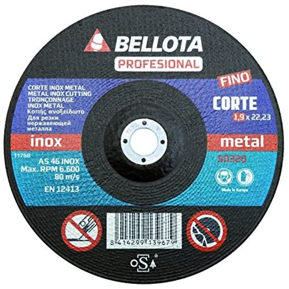 bellota-50320-180-disco-abrasivo-corte-profesional-inox-180-mm image 1