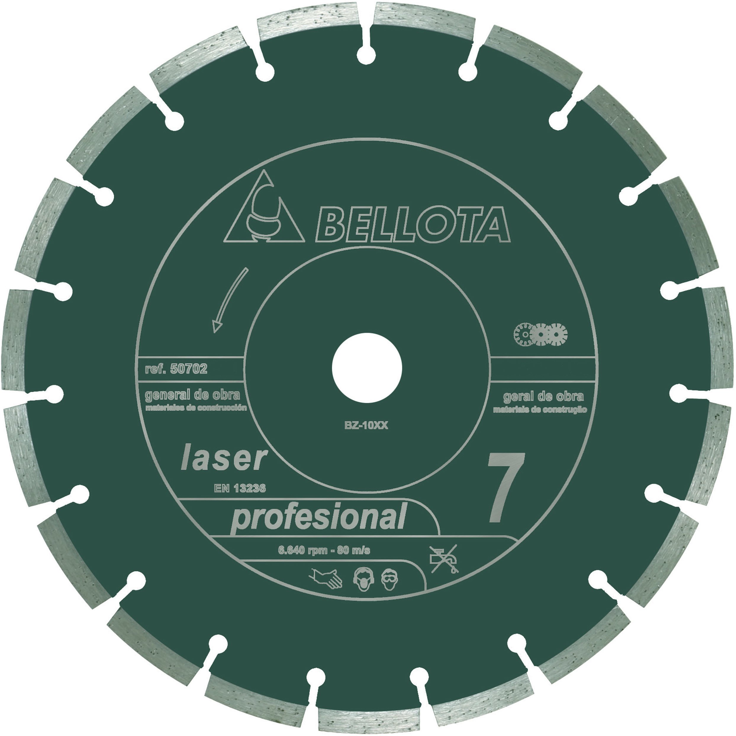 bellota-50702-115-disco-diamante-profesional-115-mm-laser-general-obra image 1