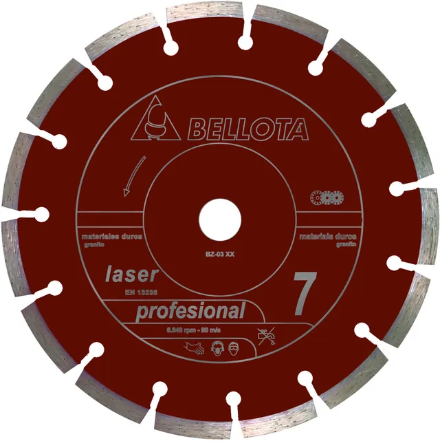 bellota-50704-230-disco-diamante-profesional-7-l-ser-segmentado-230-mm image 1