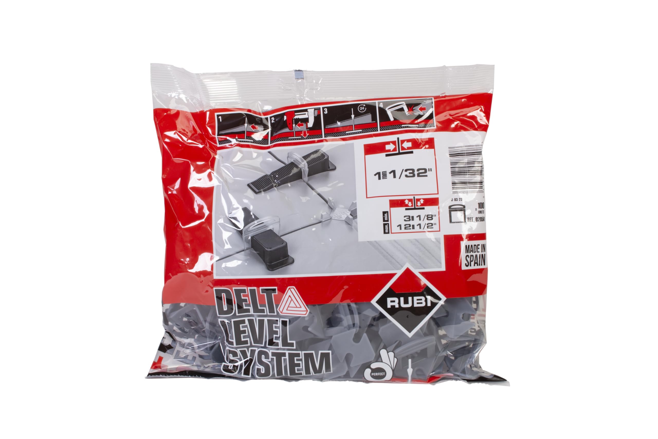 rubi-2851-delta-level-system-bridas-1-mm-200-unidades image 8