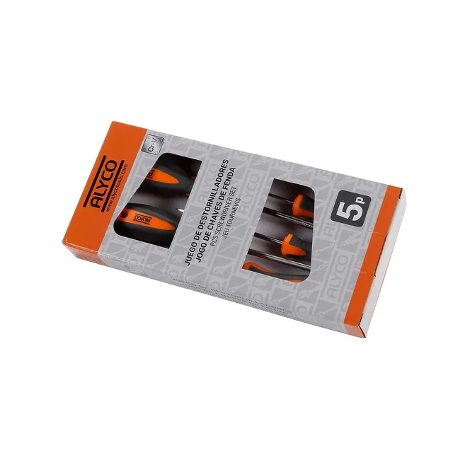 hr-170448-juego-de-5-destornilladores-negro-alyco-tools image 1