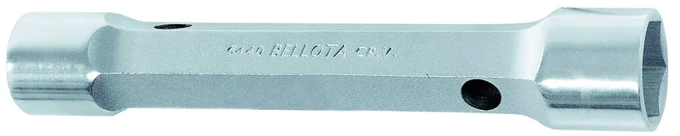 bellota-6440-llave-de-tubo-25-x-28-mm-con-cabezas-hexagonales-forjadas-y-agujero image 1