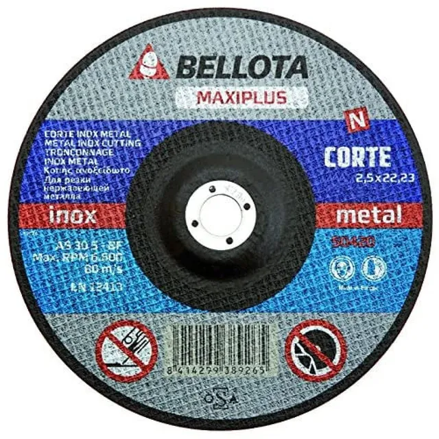 bellota-50420-115-maxiplus-disco-corte-inox-metal-115-mm-2-5-mm image 1