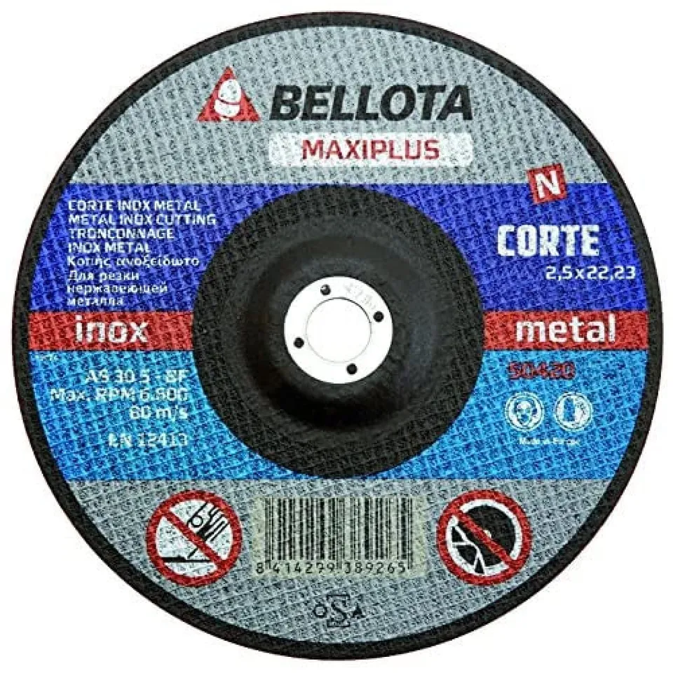 bellota-50420-115-maxiplus-disco-corte-inox-metal-115-mm-2-5-mm image 1