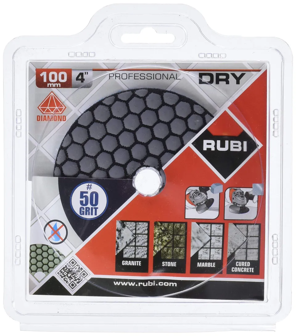 rubi-62970-disco-diamante-para-pulir-100-mm-grano-50 image 1