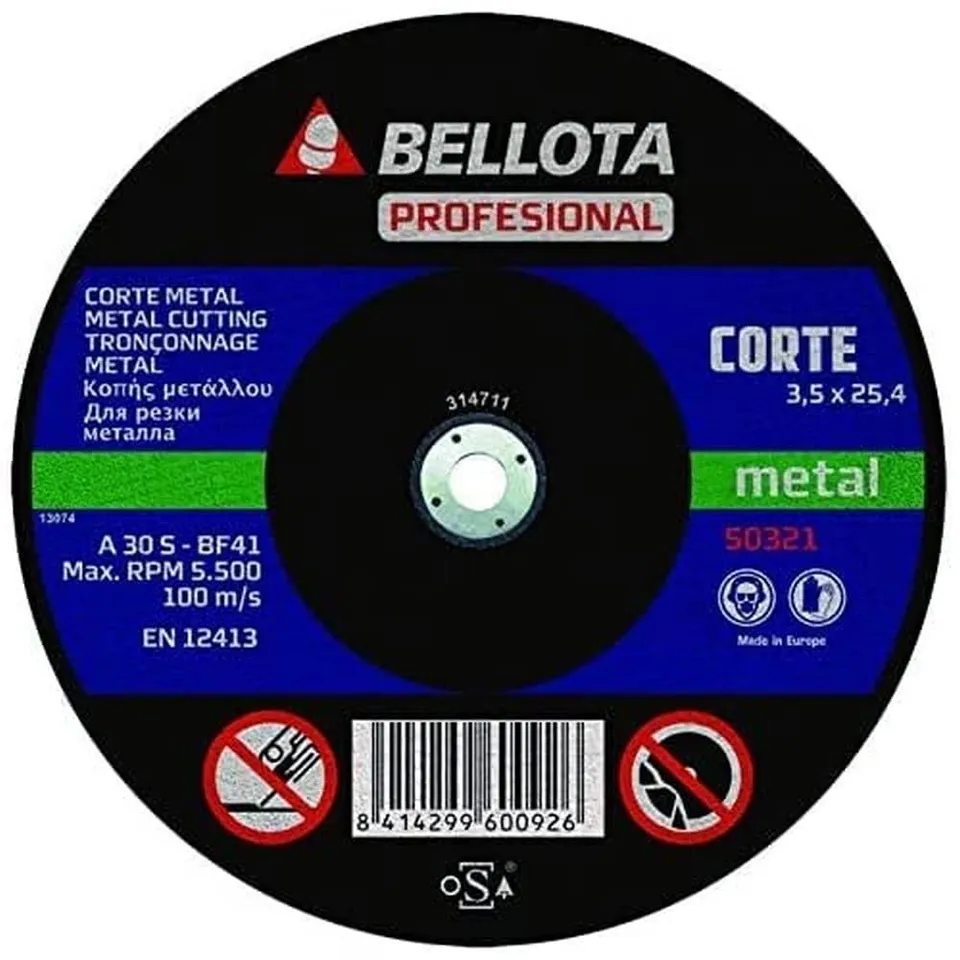 disco-abrasivo-bellota-50321-350-para-m-quina-estacionaria-corte-de-metal-350-mm image 1
