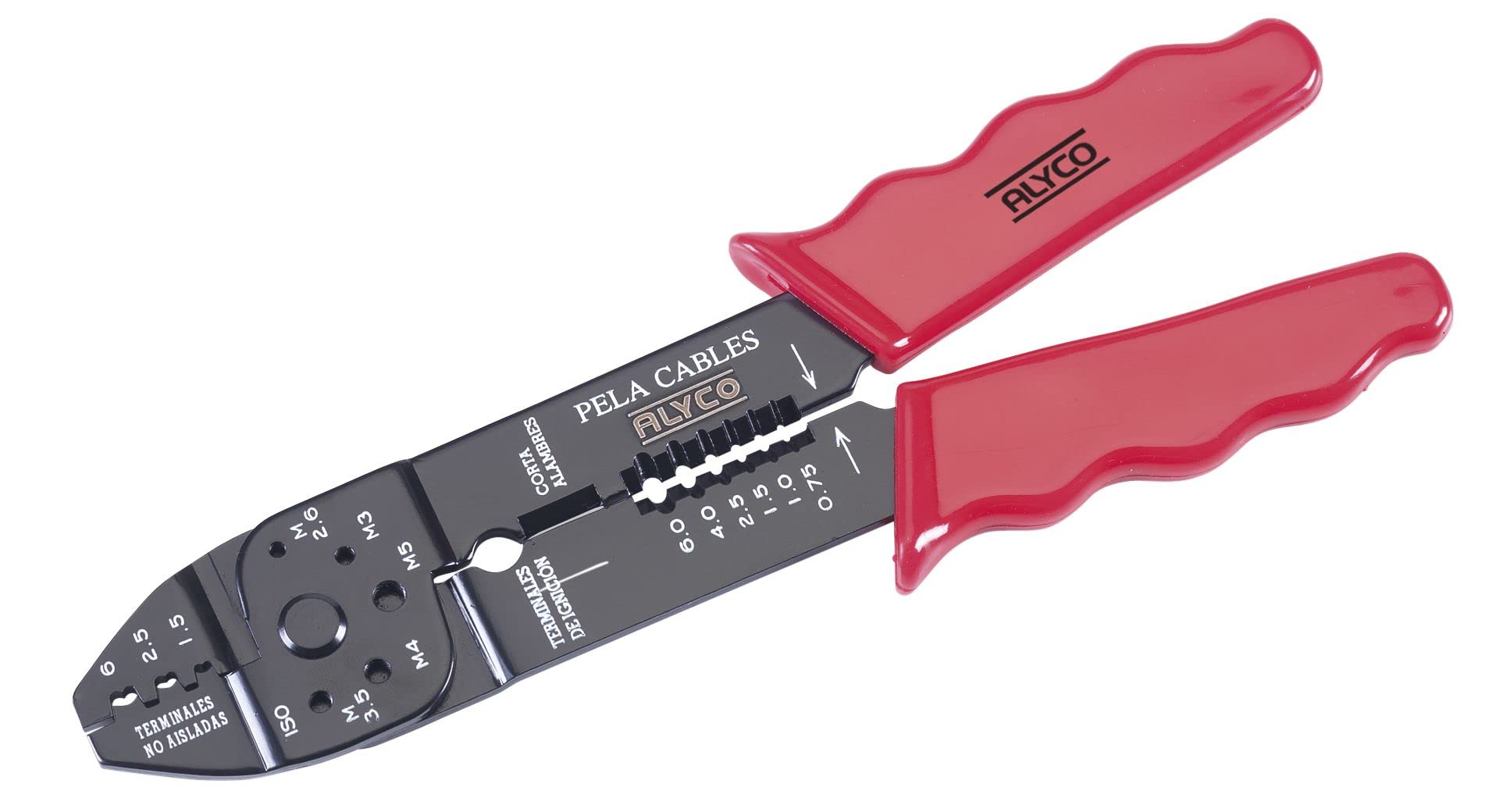 alyco-tools-108003-alicates-para-terminales-no-aislados-250-mm image 1