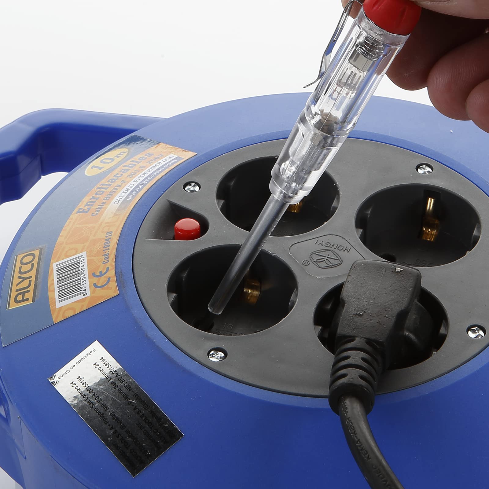 alyco-orange-170446-juego-5-destornilladores-aislados-1000v-tester image 5