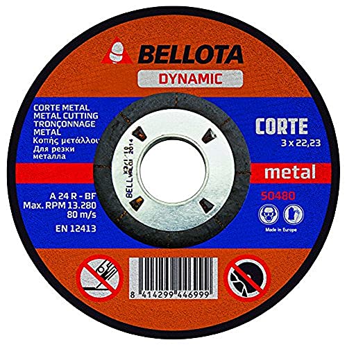 bellota-50480-115-disco-abrasivo-de-corte-para-metal-de-115-mm-y-3-mm-de-espesor image 2