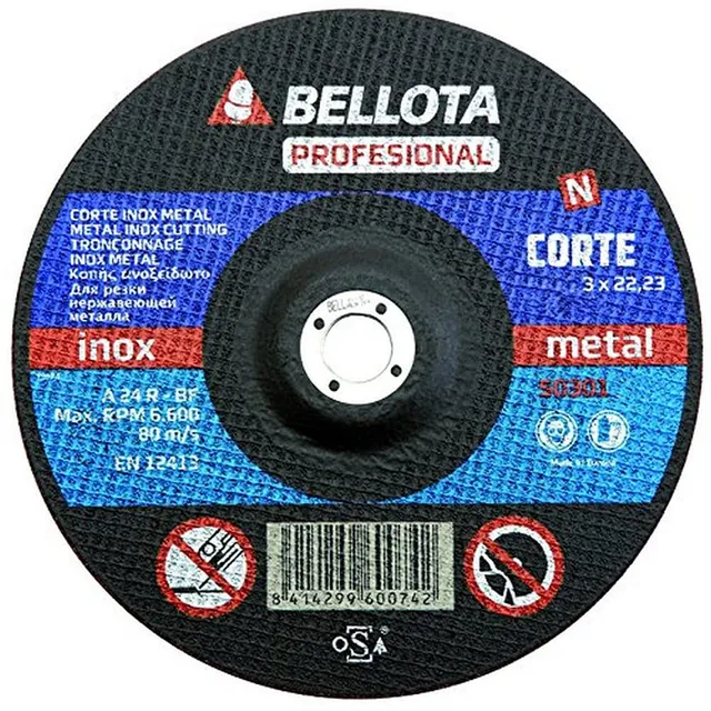 bellota-50301-230-disco-abrasivo-profesional-para-corte-de-metal-e-inox-230-mm-3 image 1