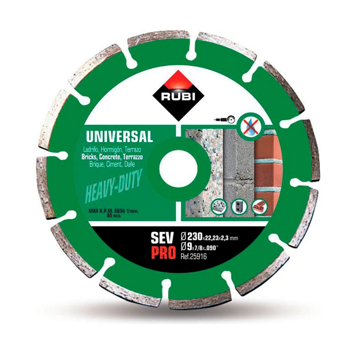 rubi-sev-230-pro-disco-diamante-segmentado-230-mm-obra image 2
