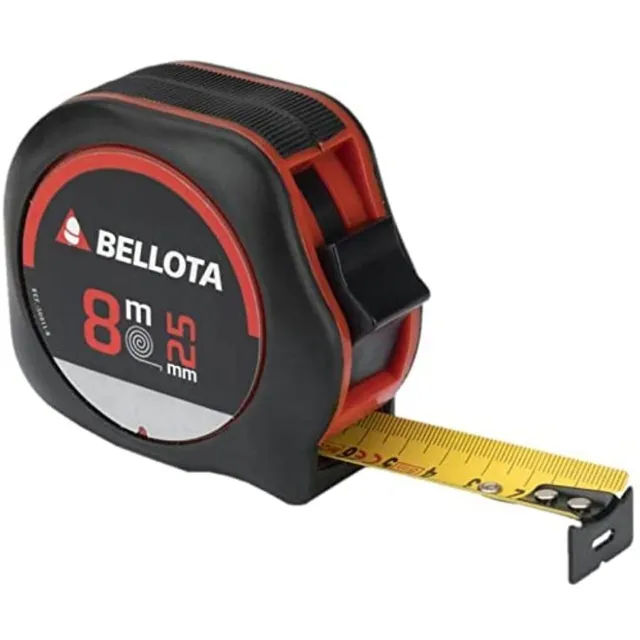 bellota-50011-8-flex-metro-standard-de-8-m-con-carcasa-antichoque-y-clip-para-ci image 1