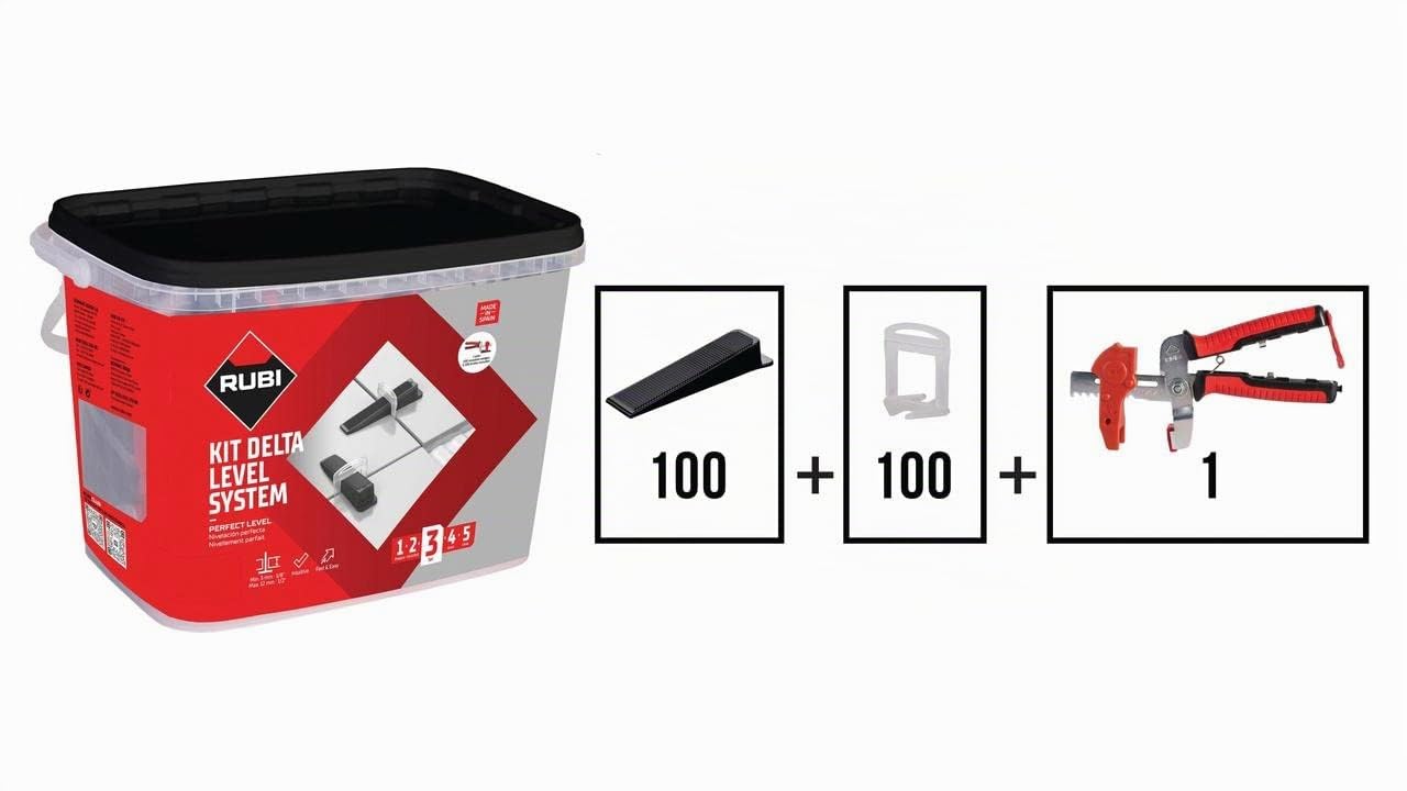 rubi-kit-delta-level-system-3956-1-mm-tenaza-100-bridas-100-cu-as image 2