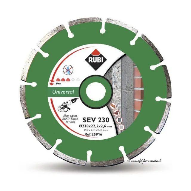 rubi-sev-230-pro-disco-diamante-segmentado-230-mm-obra image 1