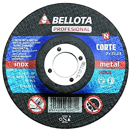 bellota-50301-115-disco-abrasivo-profesional-para-corte-de-metal-e-inox-115-mm-3 image 2