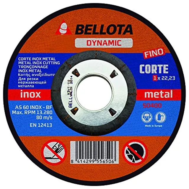 bellota-50400-115-disco-abrasivo-de-corte-c-i-dynamic-115-mm-x-1-mm image 1