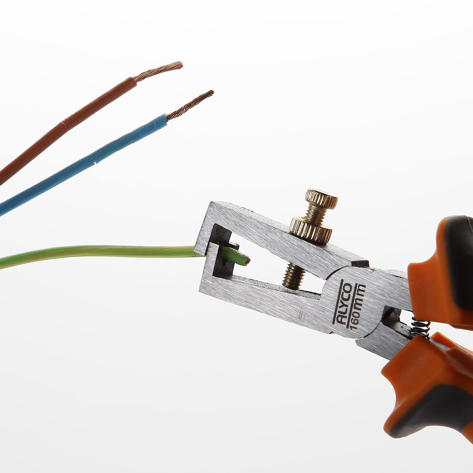 alyco-tools-orange-pelacables-profesional-160-mm-cr-v-tefl-n image 5
