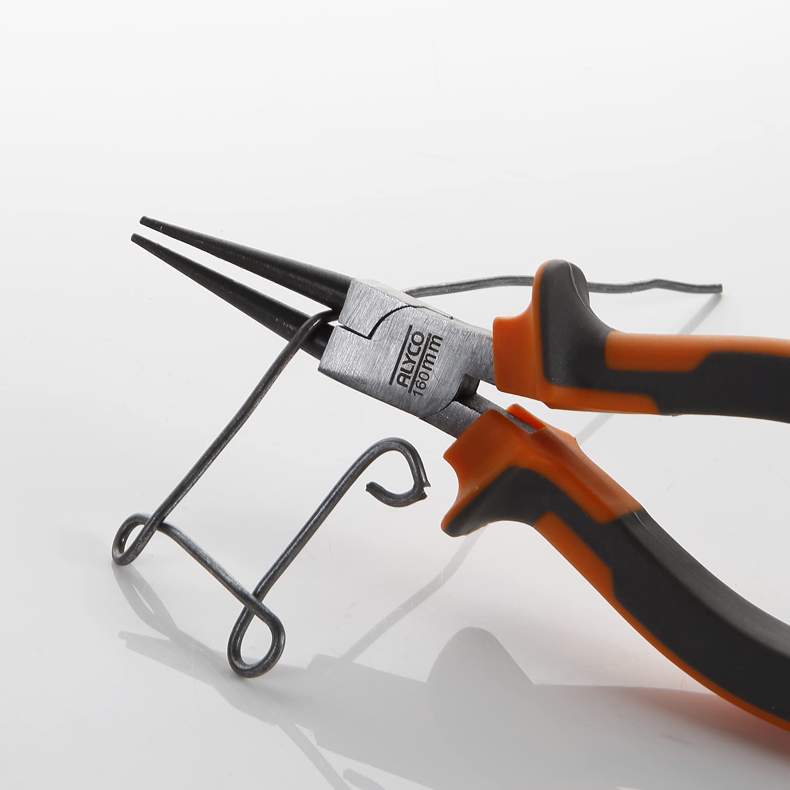 alyco-tools-orange-hr-170590-alicate-de-punta-redonda-160-mm-acero-cromo-vanadio image 2