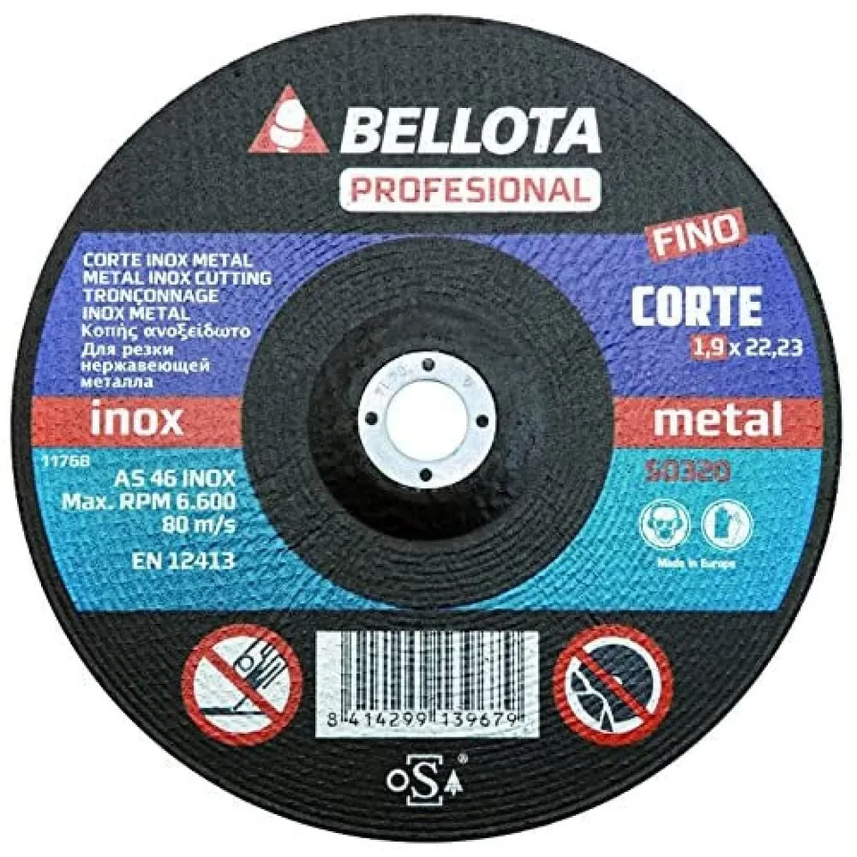 bellota-50320-180-disco-abrasivo-corte-profesional-inox-180-mm image 1