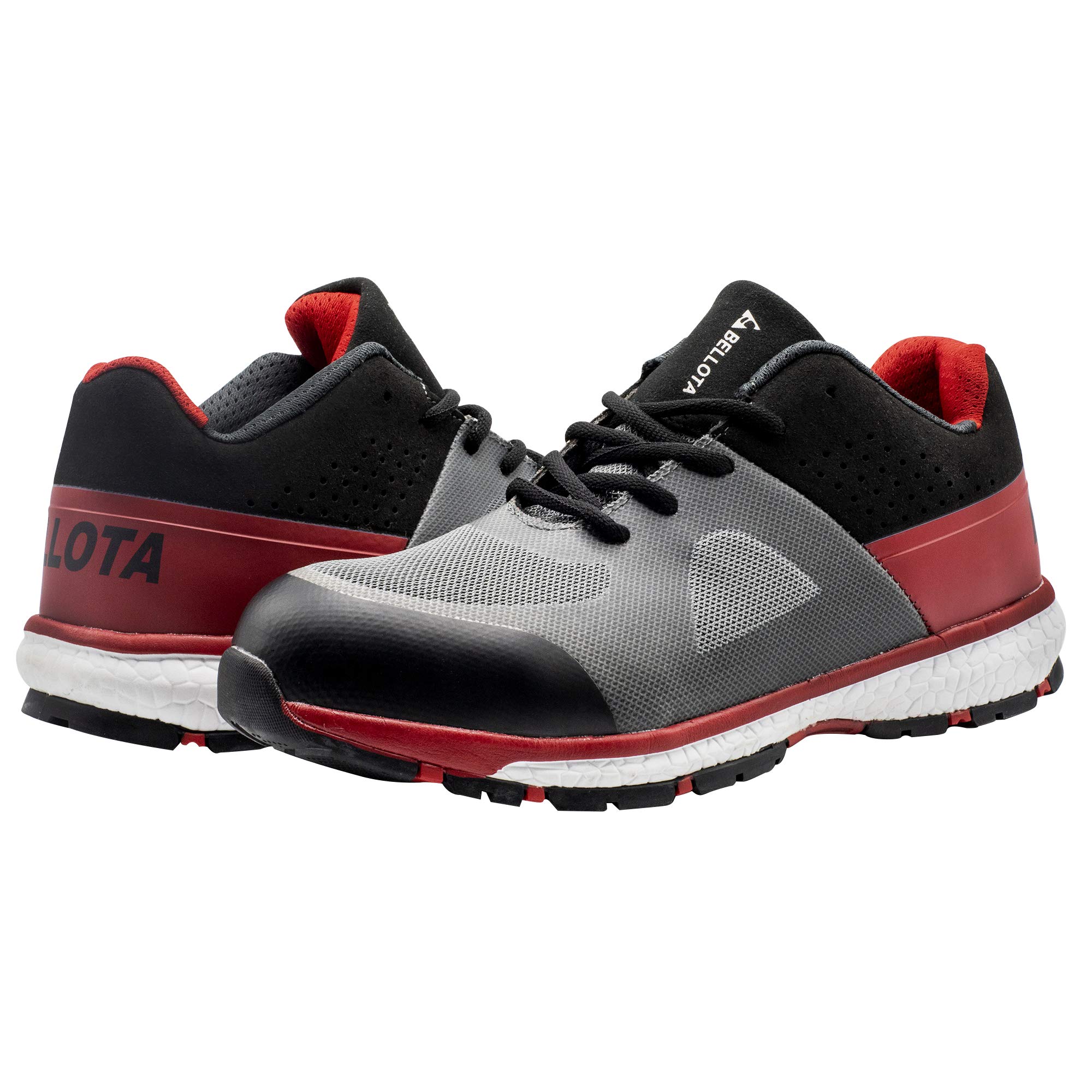 bellota-72224nb42s1p-zapato-de-seguridad-gris-rojo-42-eu image 1