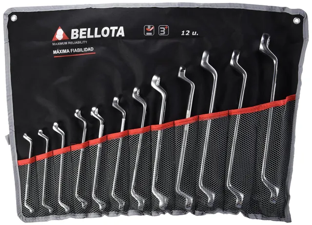 llaves-estrella-acodadas-bellota-6492-12-bs-set-de-12-piezas-en-bolsa-de-nailon image 1