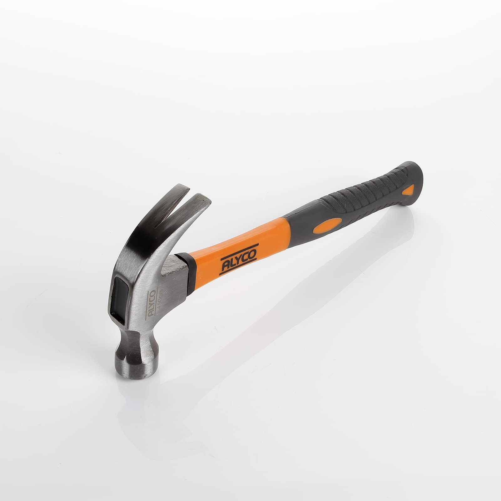 alyco-orange-martillo-de-carpintero-560-g-con-doble-u-a-curva-y-mango-de-fibra-d image 3