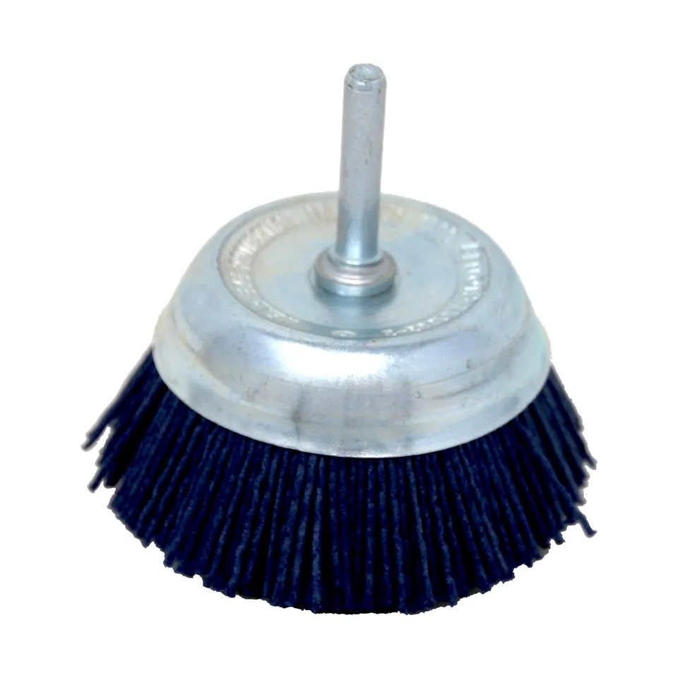 bellota-50826-50f-cepillo-de-taza-nylon-grano-fino-con-espiga-6-mm-para-taladro image 1
