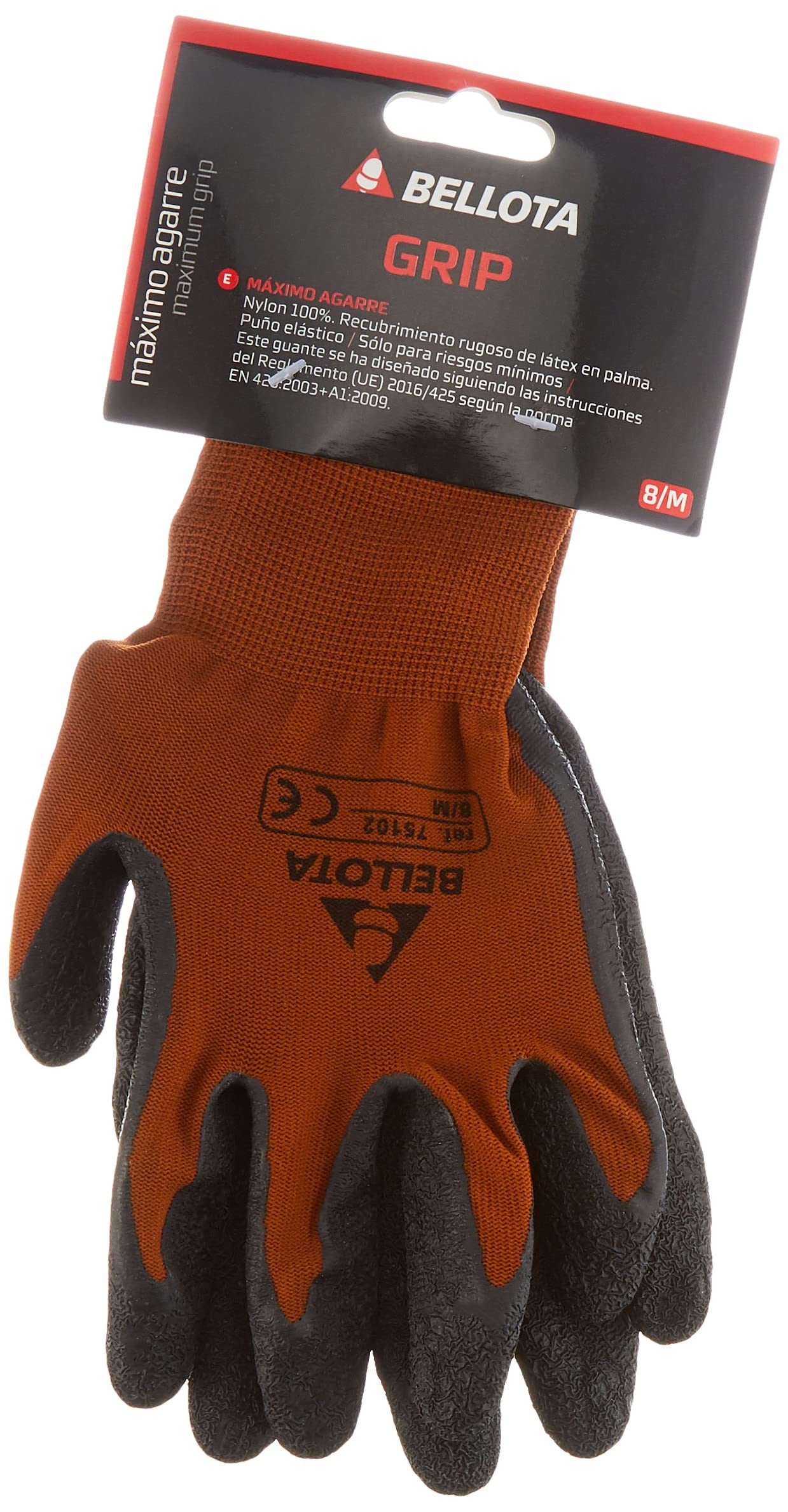 bellota-75102-8-m-guante-trabajo-grip-talla-m-nitrilo image 2