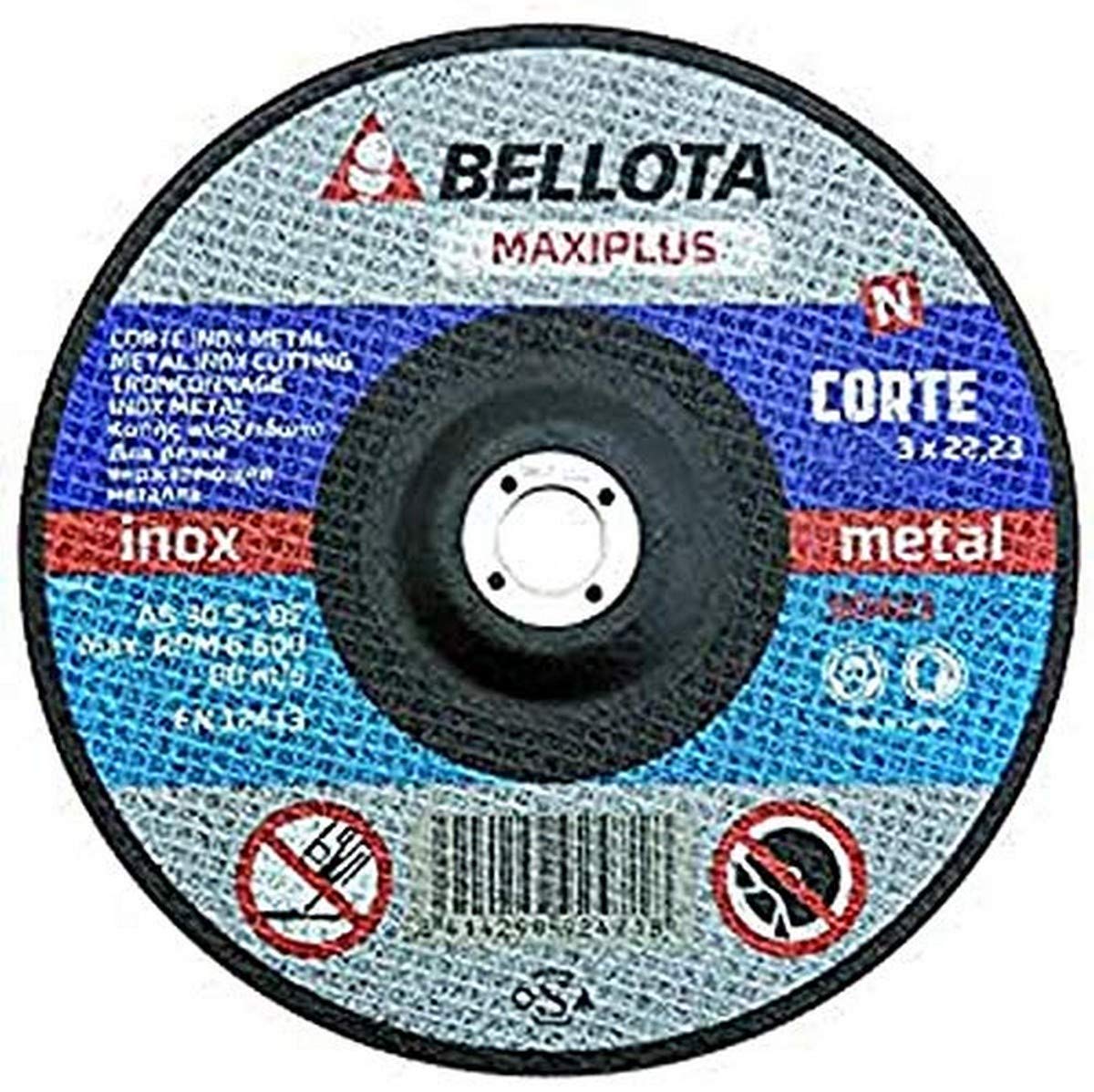 bellota-50421-115-disco-abrasivo-maxiplus-corte-inox-metal-115-mm image 2