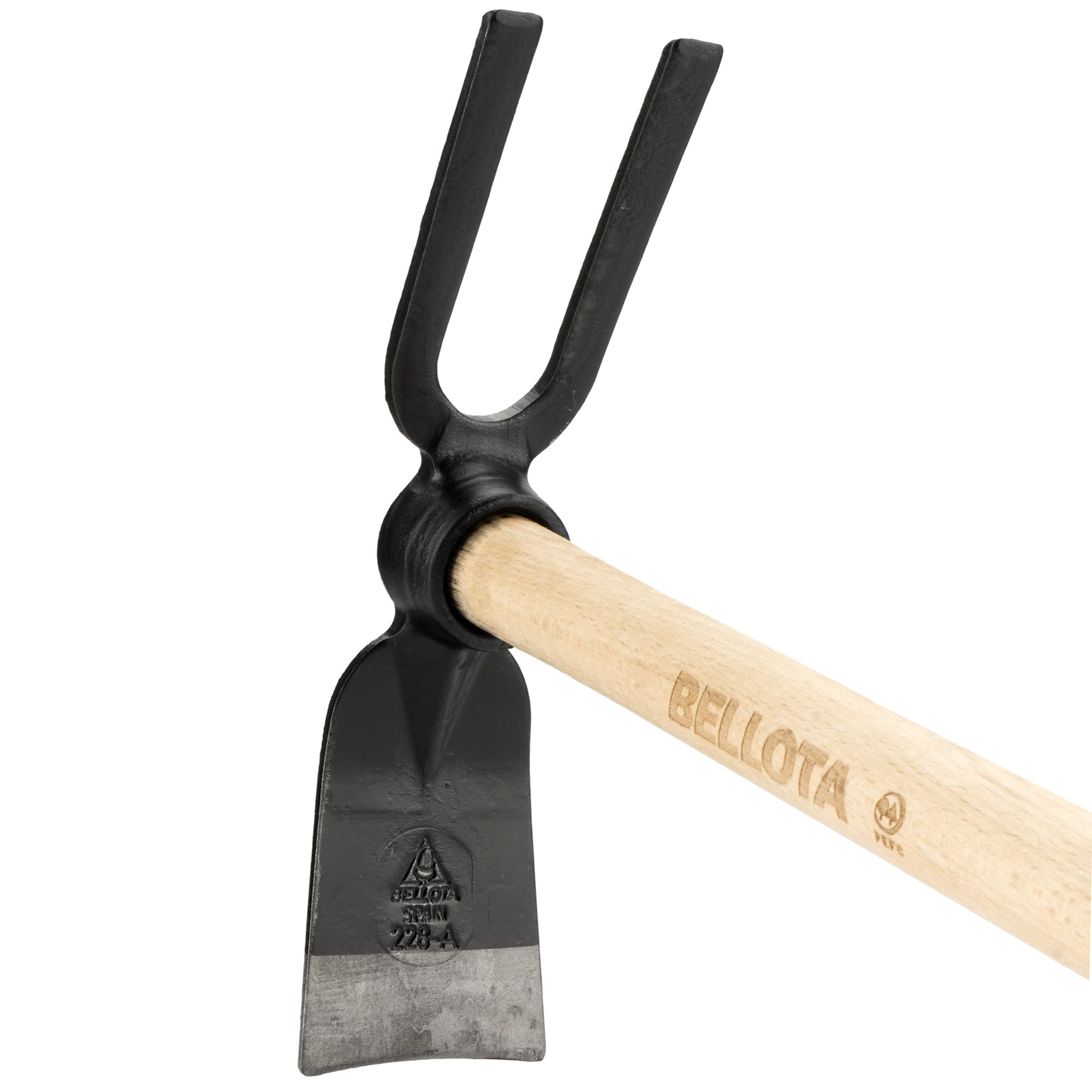 bellota-hoe228aw400p-azadilla-doble-forjada-con-mango image 3