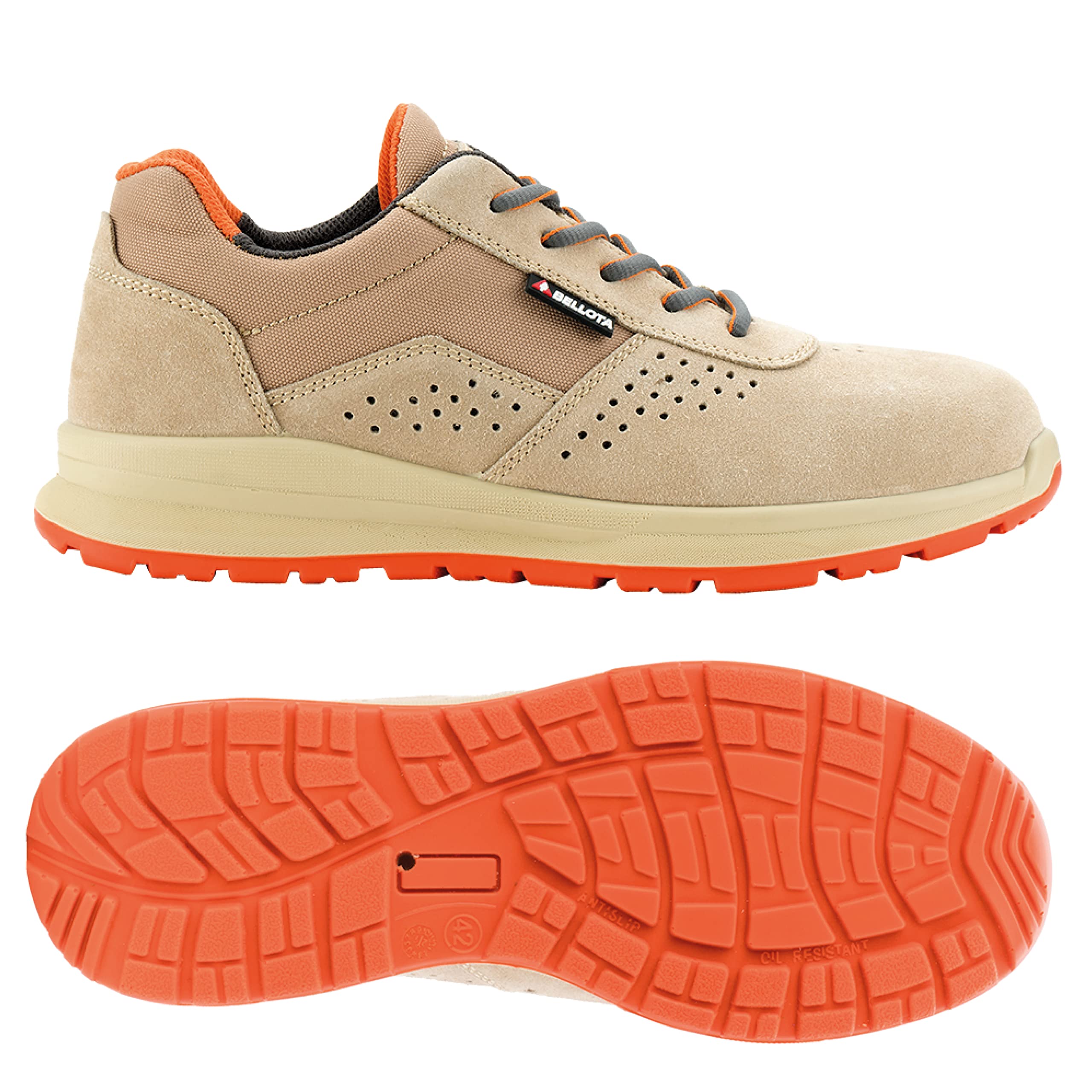 bellota-ftw3050s1p-zapato-de-seguridad-core-s1p-serraje-beige image 8