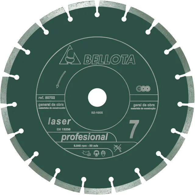 bellota-50702-115-disco-diamante-profesional-115-mm-laser-general-obra image 1