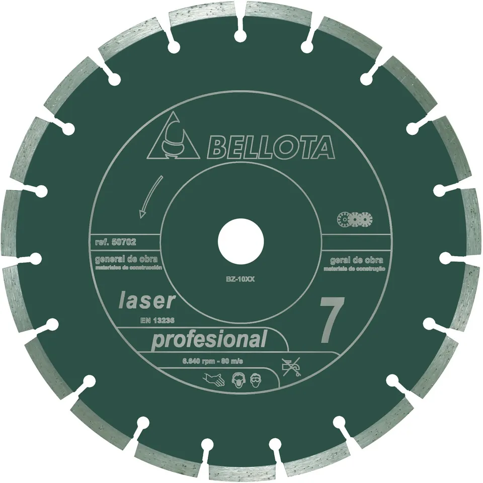 bellota-50702-115-disco-diamante-profesional-115-mm-laser-general-obra image 1
