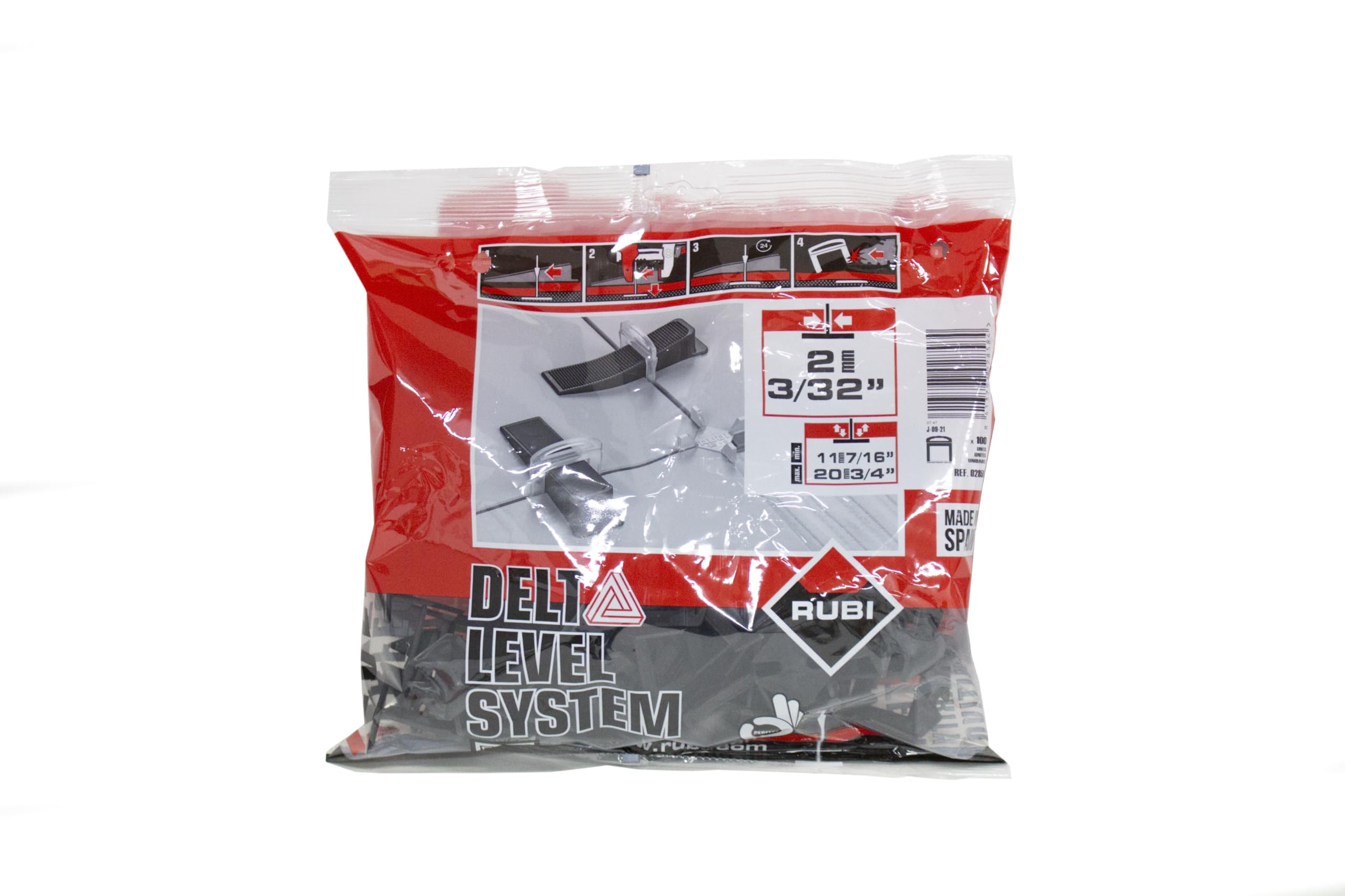 rubi-2851-delta-level-system-bridas-1-mm-200-unidades image 3