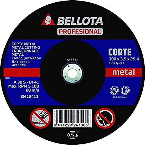 bellota-50431-300-disco-abrasivo-de-corte-para-m-quina-estacionaria-metal-300-mm image 2