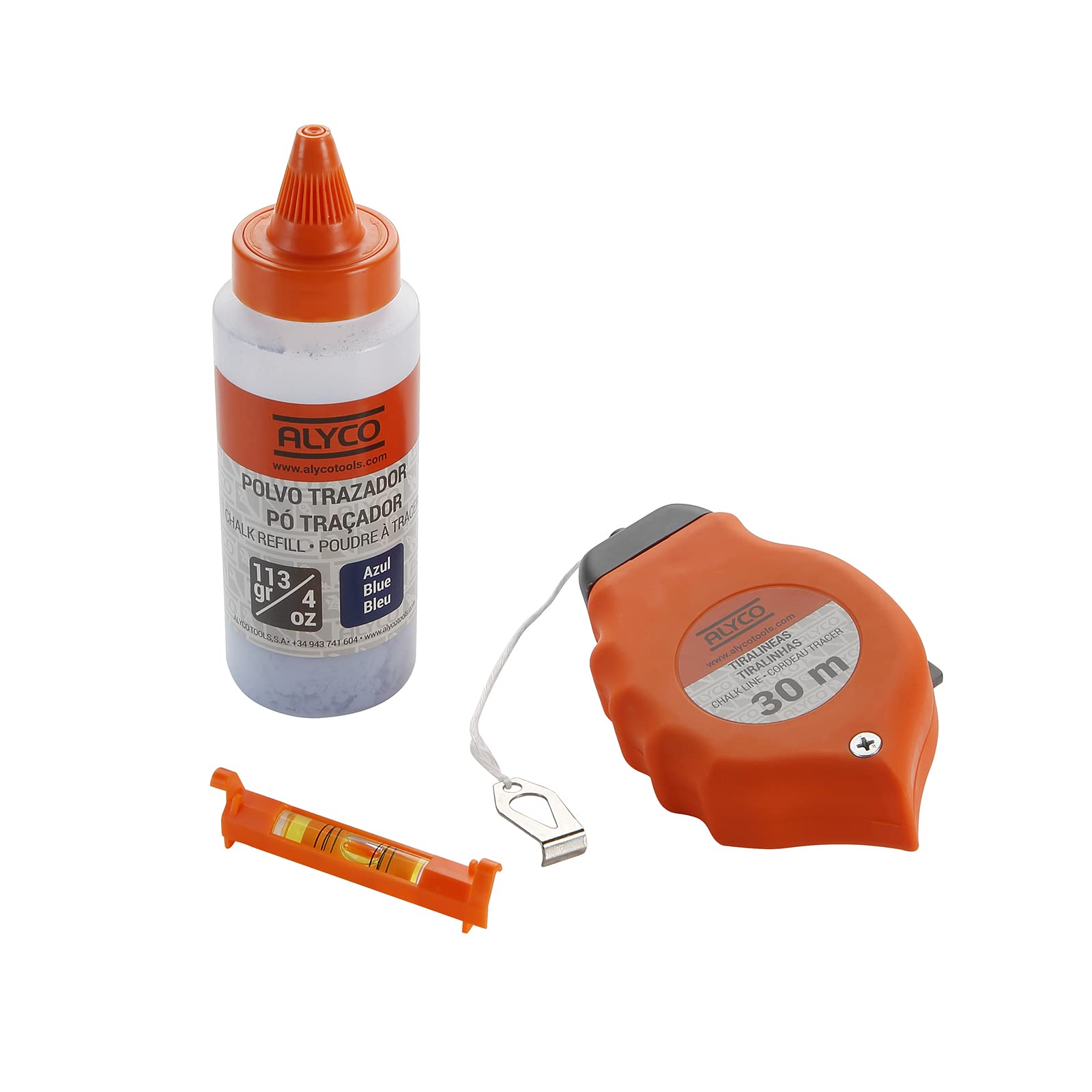 alyco-tools-170130-tiral-neas-nivel-y-polvo-trazador-bote-123-g-cuerda-30-m image 1