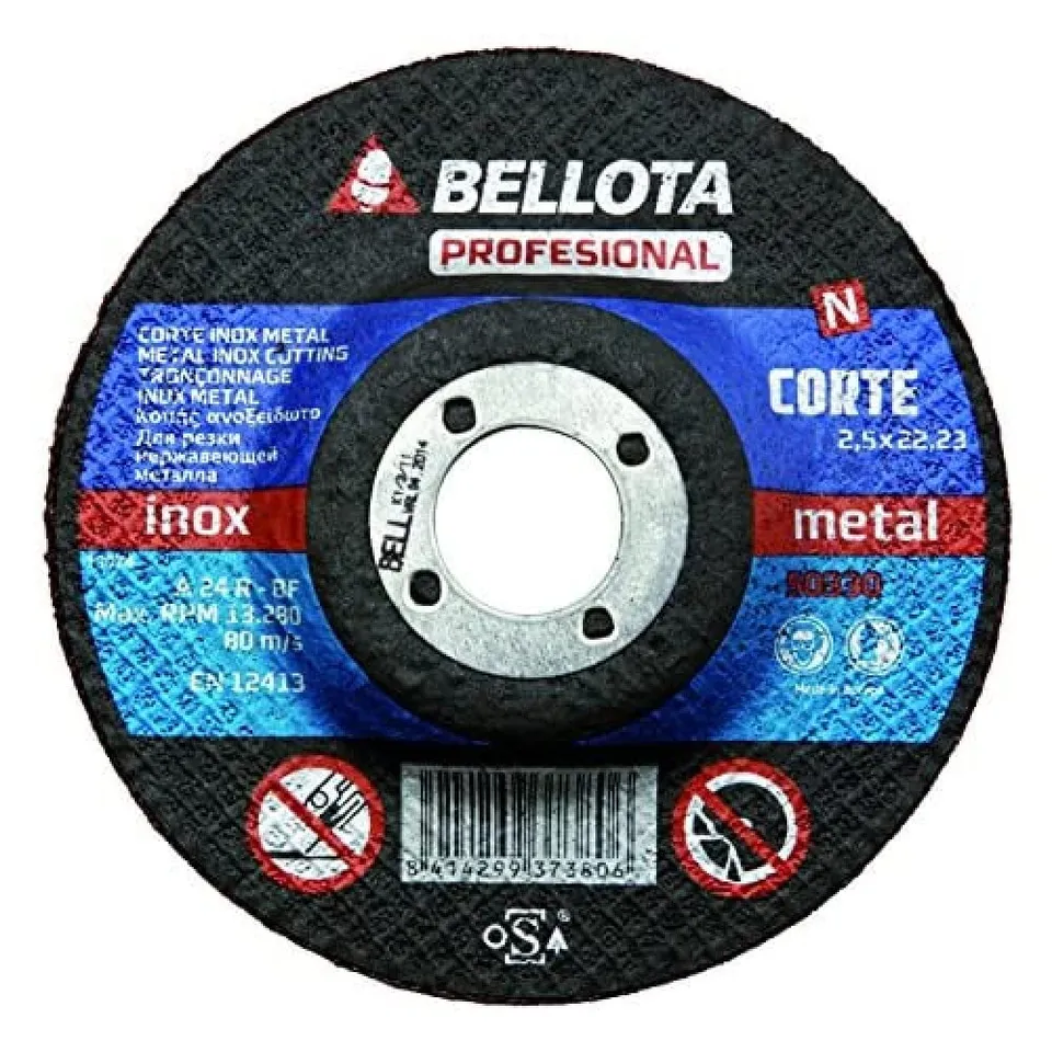 bellota-50330-115-disco-abrasivo-para-corte-inox-metal-115-mm-2-5-mm image 1