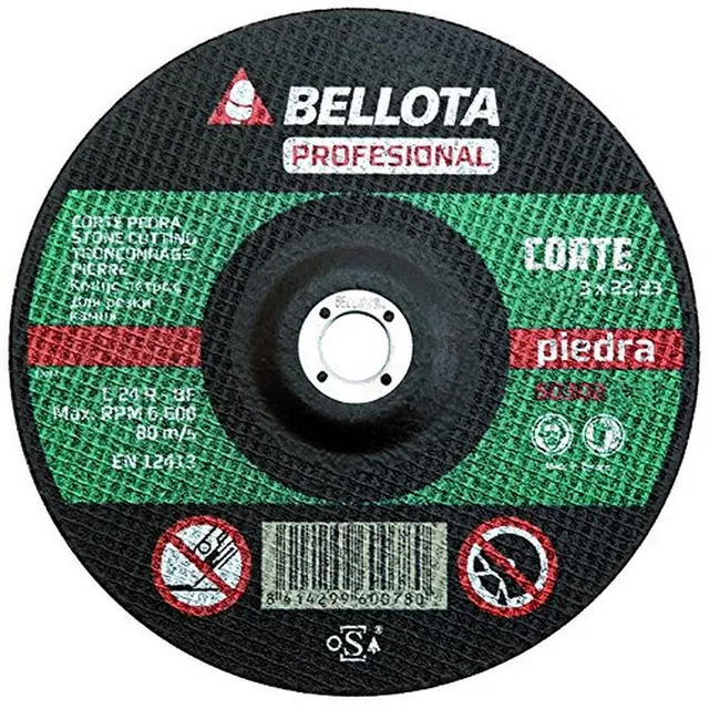 bellota-50302-230-disco-abrasivo-de-corte-profesional-para-piedra-de-230-mm image 1