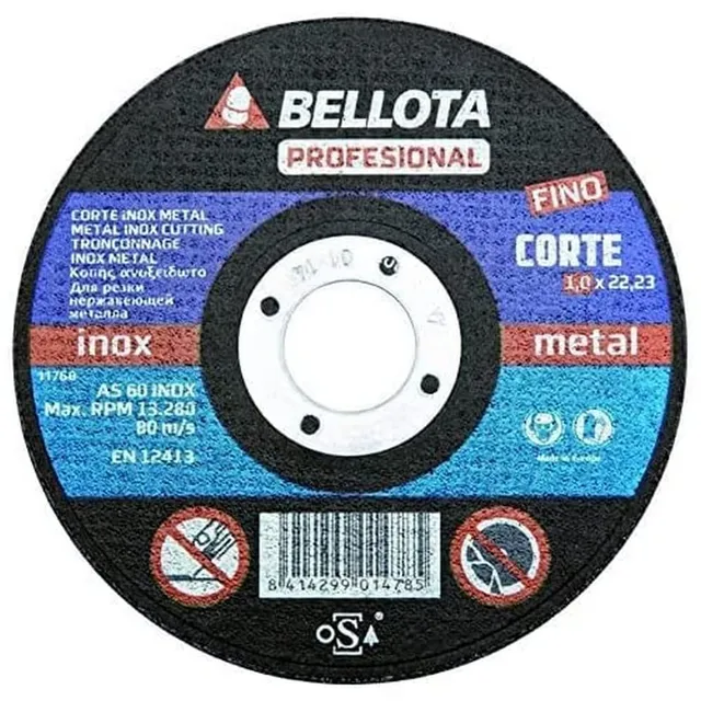 bellota-50310-125-disco-abrasivo-profesional-para-corte-de-inox-125-mm-fino-1-6- image 1