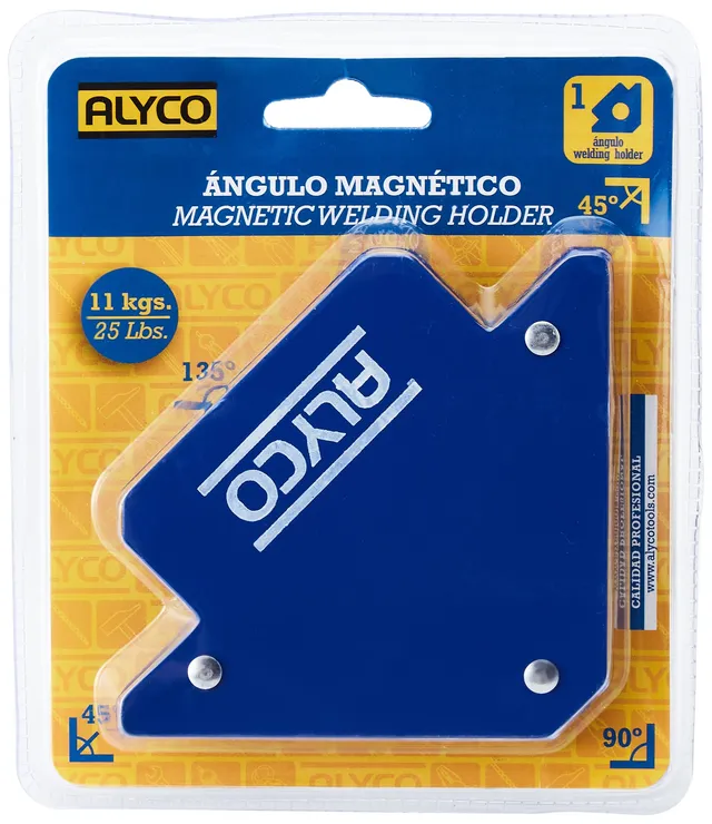alyco-tools-197990-escuadra-magn-tica-para-soldar-45-90-135 image 1