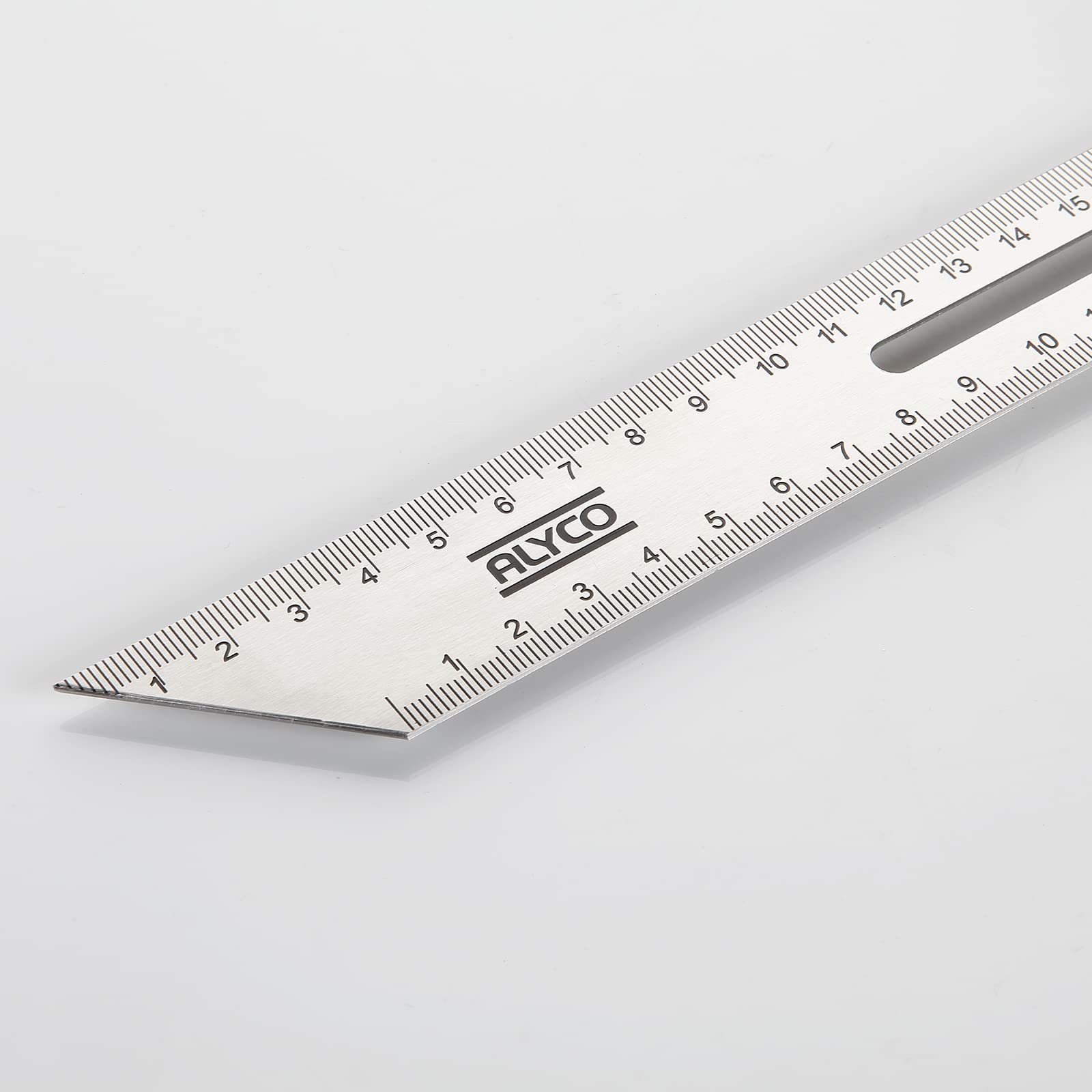 alyco-tools-falsa-escuadra-para-carpintero-acero-inoxidable-300-mm-mango-de-alum image 4