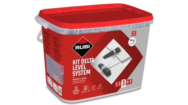 rubi-3957-kit-delta-level-system-1-5-mm-3-12-mm-con-tenaza-100-bridas-y-100-cu-a image 1