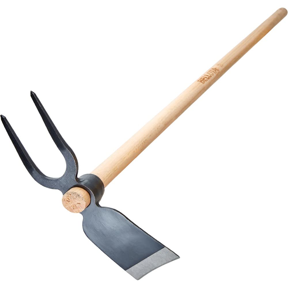 bellota-hoe344600w100ap-azada-forjada-doble-uso-con-horquilla-de-diamante-y-mang image 1