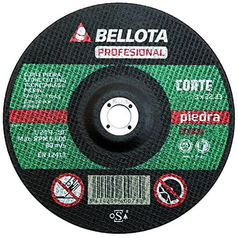 bellota-50302-230-disco-abrasivo-de-corte-profesional-para-piedra-de-230-mm image 1