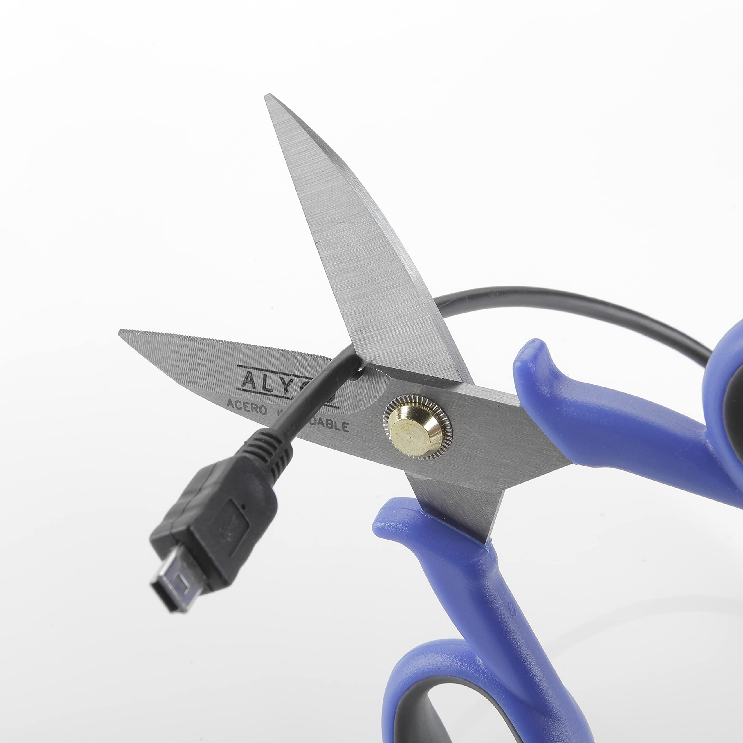 alyco-tijeras-para-electricista-profesional-inox-145-mm-con-pelacables image 4