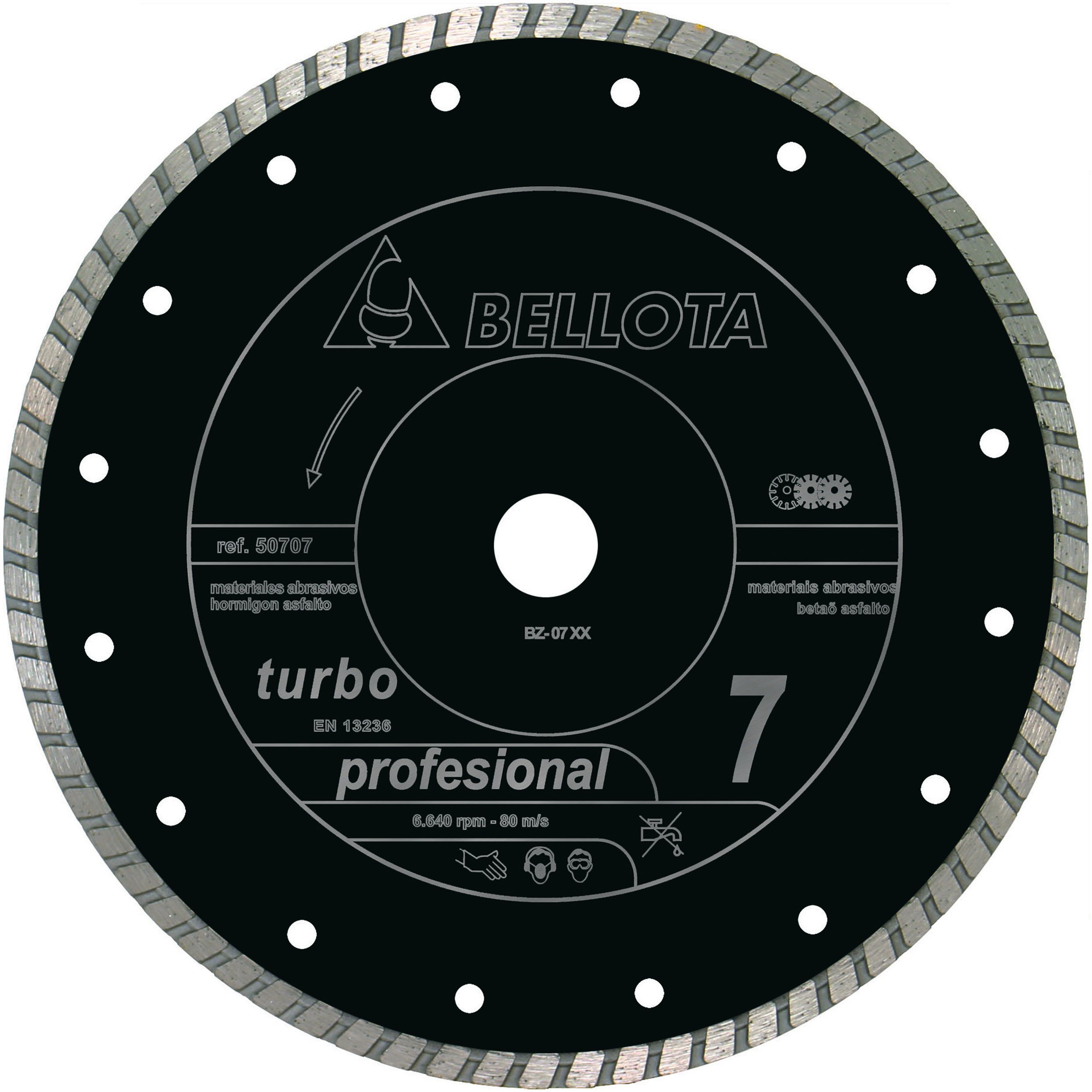 bellota-50707-230-disco-diamante-profesional-230-mm-turbo-abrasivos image 1