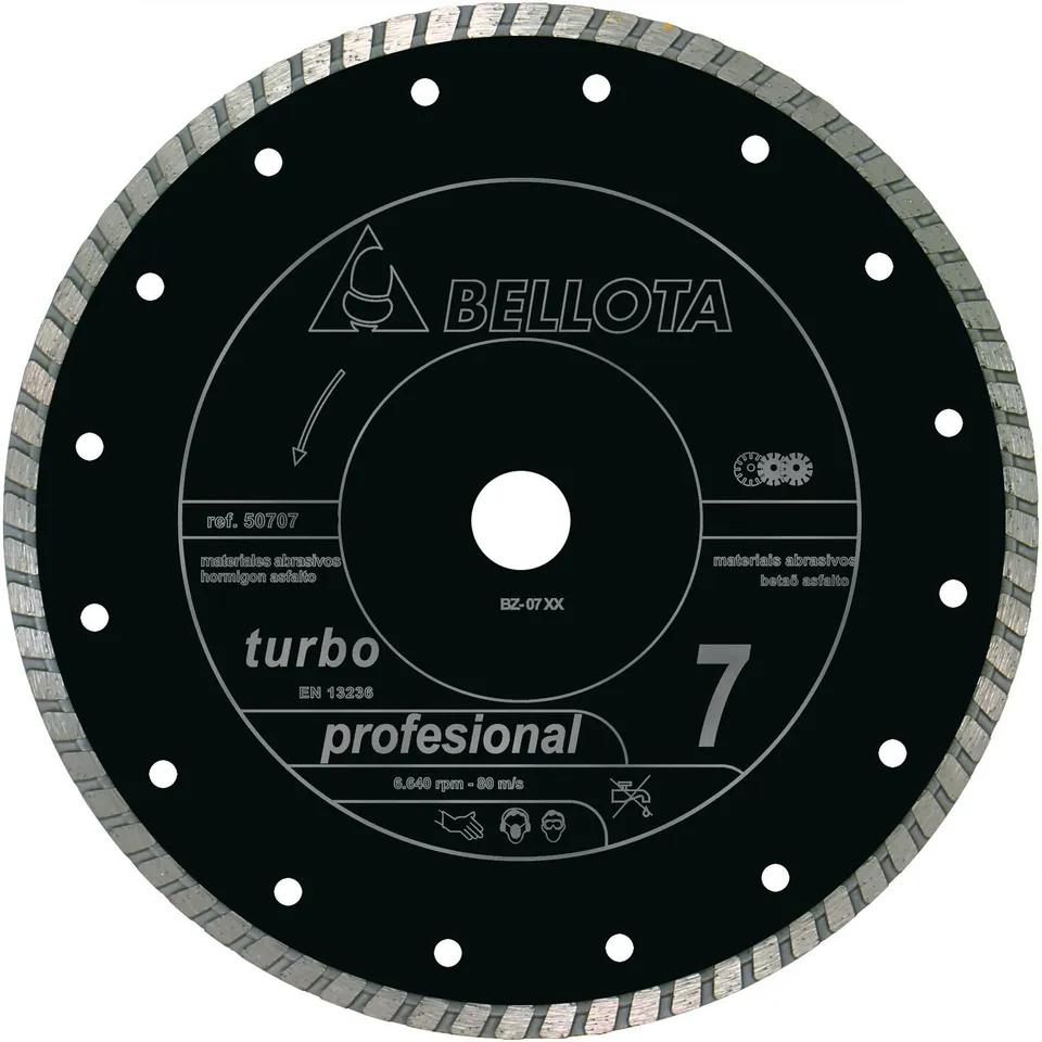 bellota-50707-230-disco-diamante-profesional-230-mm-turbo-abrasivos image 1