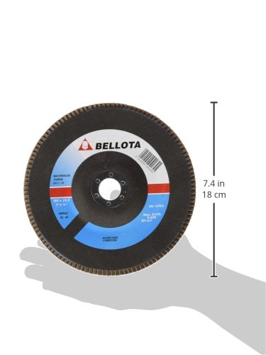 bellota-50612-80-disco-de-l-minas-180-mm-grano-az80-inox-metal image 3