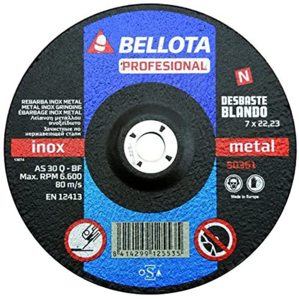 bellota-50361-115-disco-abrasivo-profesional-para-desbaste-de-metal-blando-115-m image 1